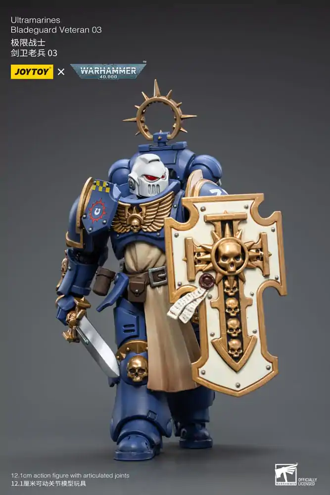 Warhammer 40k Action Figure 1/18 Ultramarines Bladeguard Veteran 03 12 cm product photo