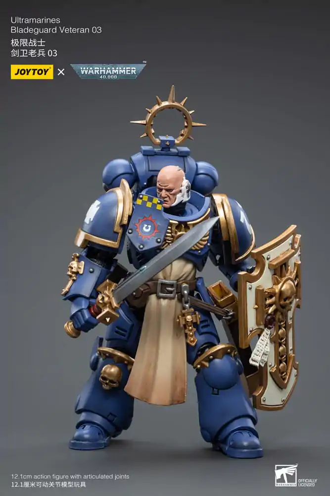 Warhammer 40k Action Figure 1/18 Ultramarines Bladeguard Veteran 03 12 cm product photo