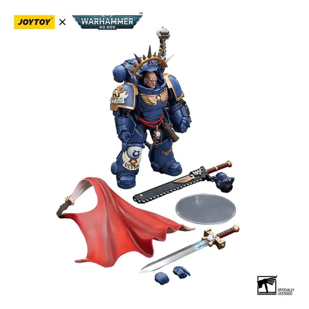 Warhammer 40k Action Figure 1/18 Ultramarines Captain in Gravis Armour 12 cm product photo