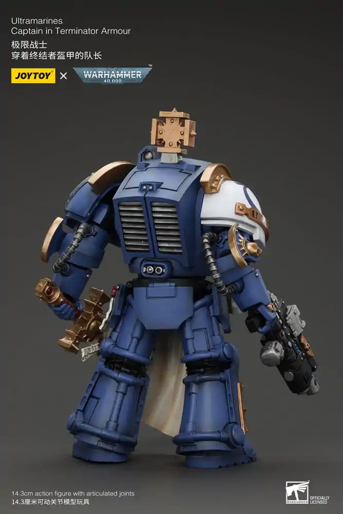 Warhammer 40k Action Figure 1/18 Ultramarines Captain In Terminator Armour 14 cm termékfotó