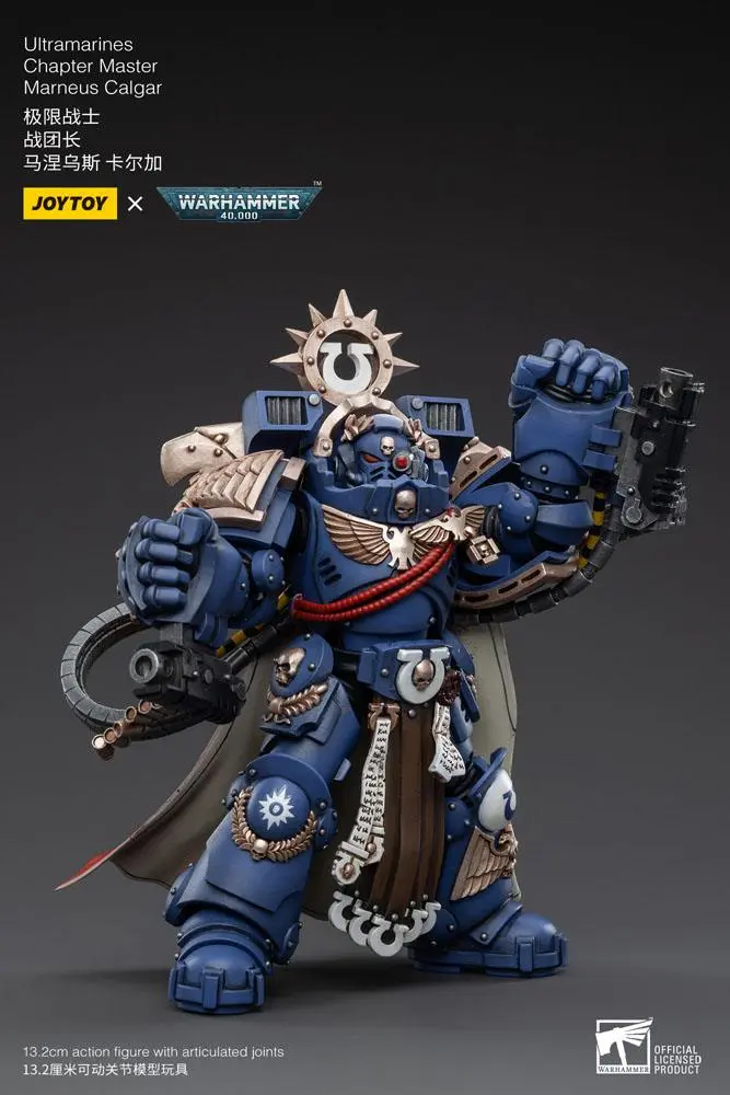 Warhammer 40k Action Figure 1/18 Ultramarines Chapter Master Marneus Calgar 12 cm product photo