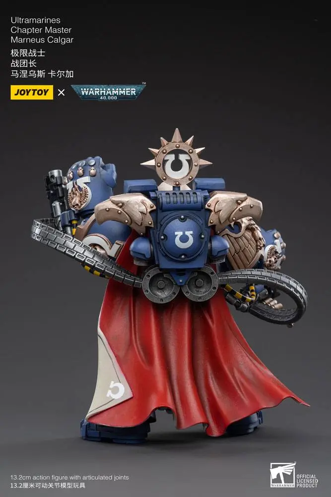 Warhammer 40k Action Figure 1/18 Ultramarines Chapter Master Marneus Calgar 12 cm product photo