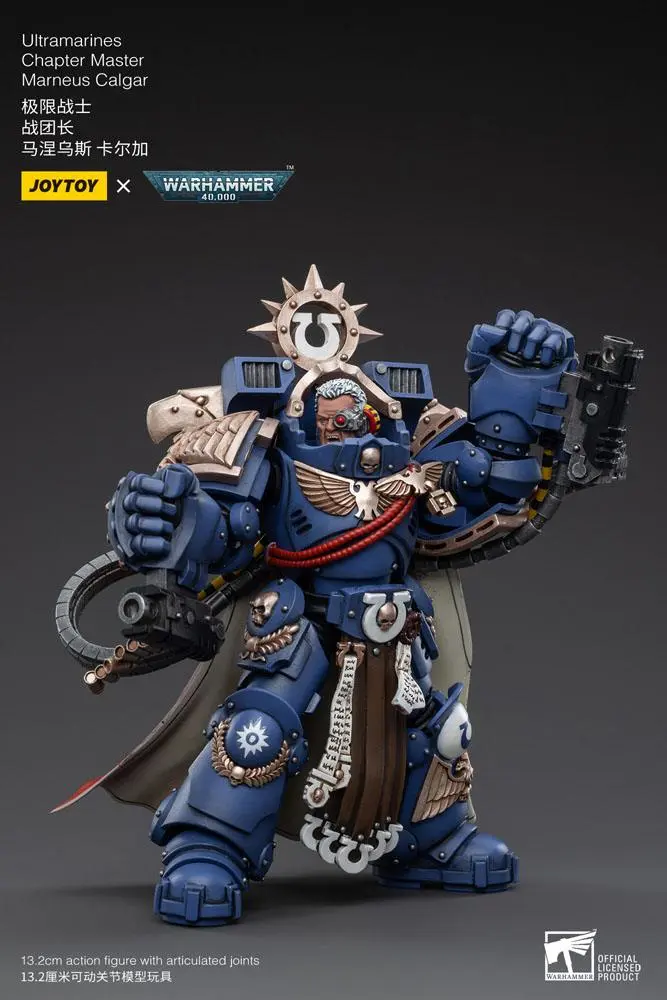 Warhammer 40k Action Figure 1/18 Ultramarines Chapter Master Marneus Calgar 12 cm product photo