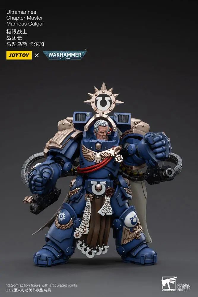 Warhammer 40k Action Figure 1/18 Ultramarines Chapter Master Marneus Calgar 12 cm product photo