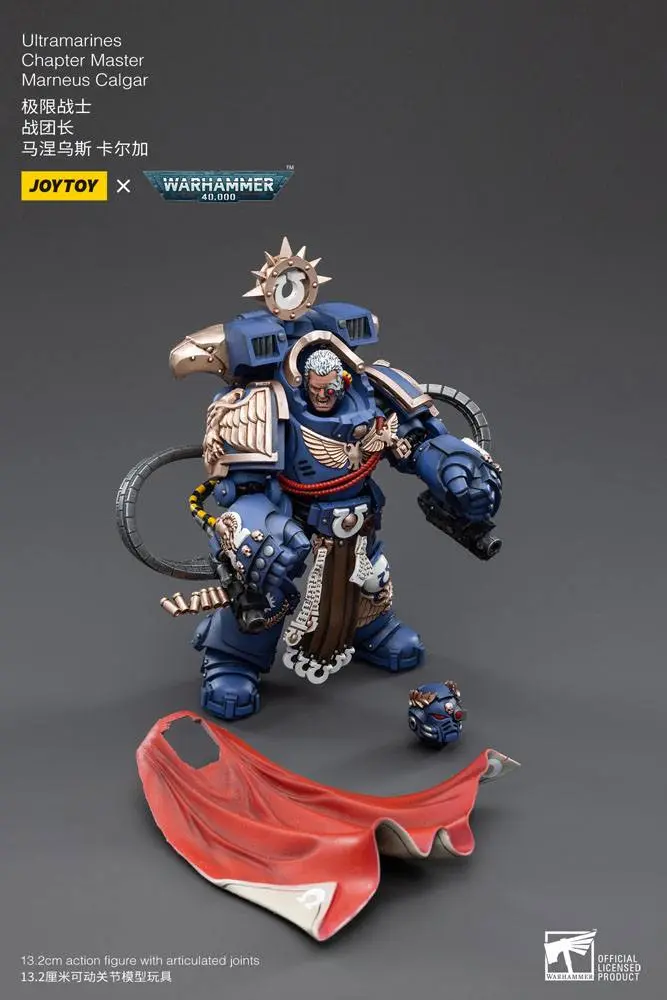 Warhammer 40k Action Figure 1/18 Ultramarines Chapter Master Marneus Calgar 12 cm product photo