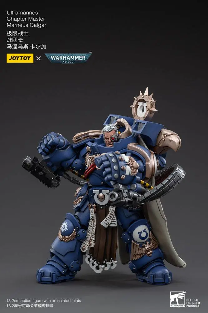 Warhammer 40k Action Figure 1/18 Ultramarines Chapter Master Marneus Calgar 12 cm product photo