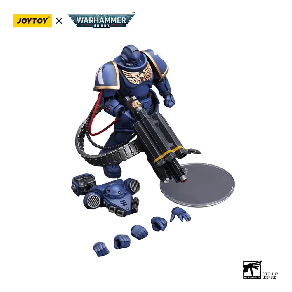 Warhammer 40k Action Figure 1/18 Ultramarines Desolation Marine with Castellan Launcher (Superfrag) 12 cm termékfotó