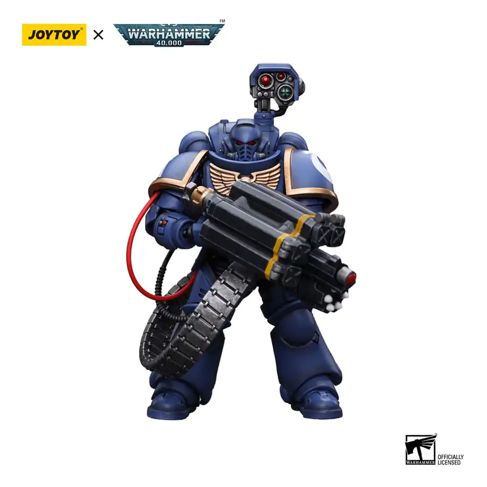 Warhammer 40k Action Figure 1/18 Ultramarines Desolation Marine with Castellan Launcher (Superfrag) 12 cm termékfotó