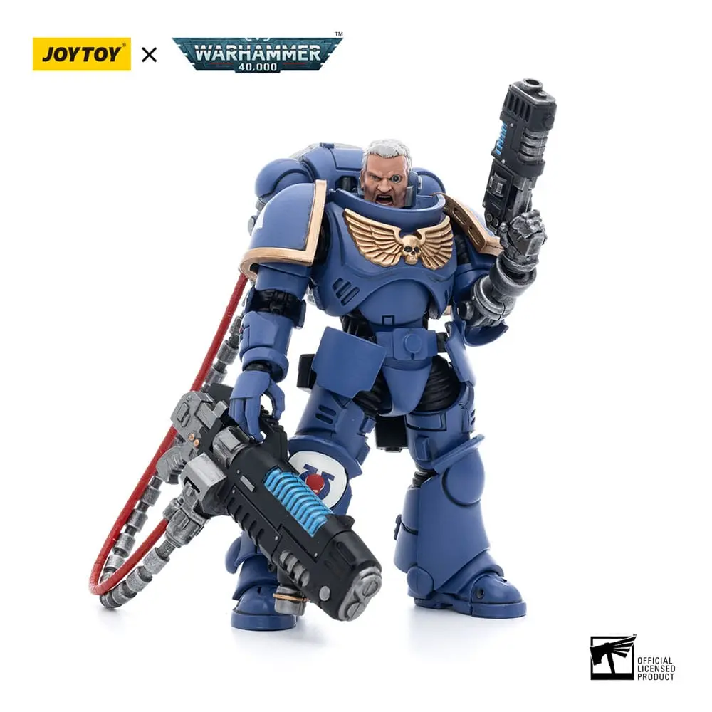 Warhammer 40k Action Figure 1/18 Ultramarines Hellblasters Sergeant Ulaxes 12 cm product photo