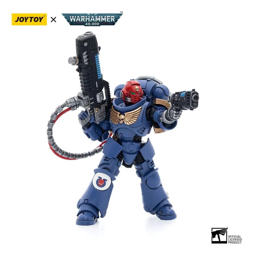 Warhammer 40k Action Figure 1/18 Ultramarines Hellblasters Sergeant Ulaxes 12 cm product photo