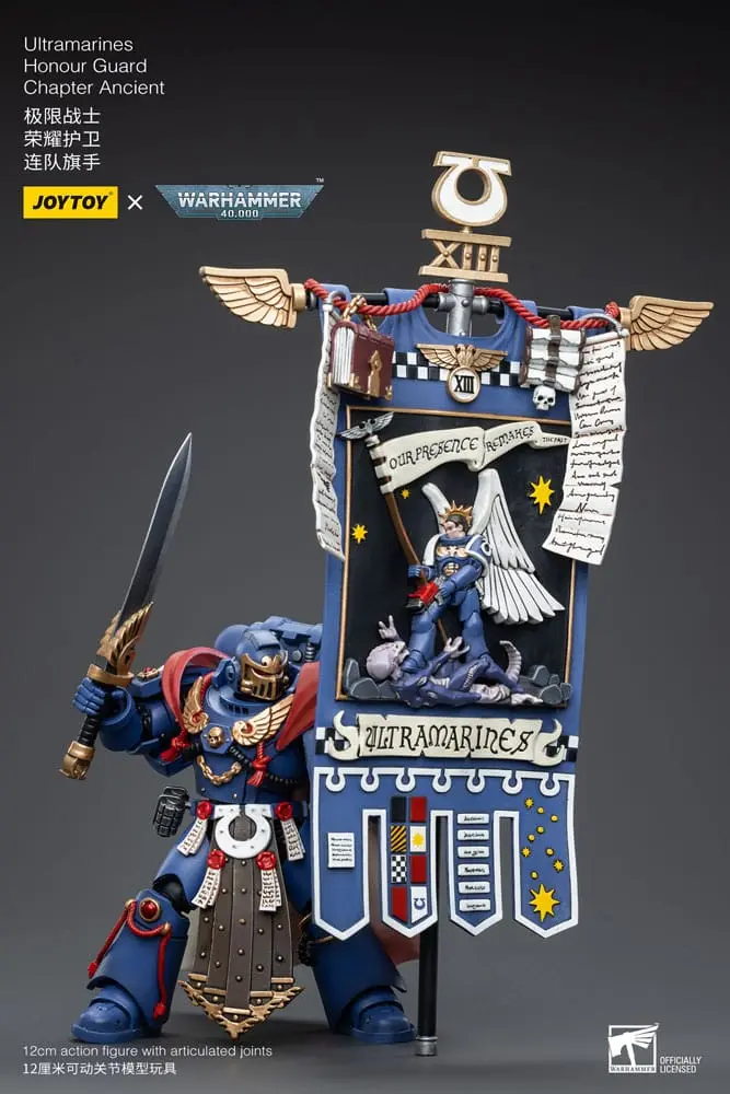 Warhammer 40k Action Figure 1/18 Ultramarines Honour Guard Chapter Ancient 12 cm product photo