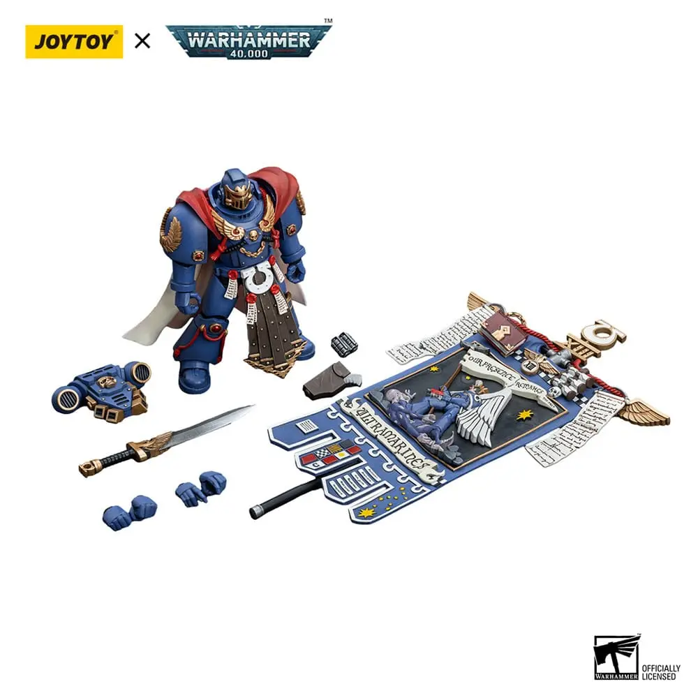 Warhammer 40k Action Figure 1/18 Ultramarines Honour Guard Chapter Ancient 12 cm product photo