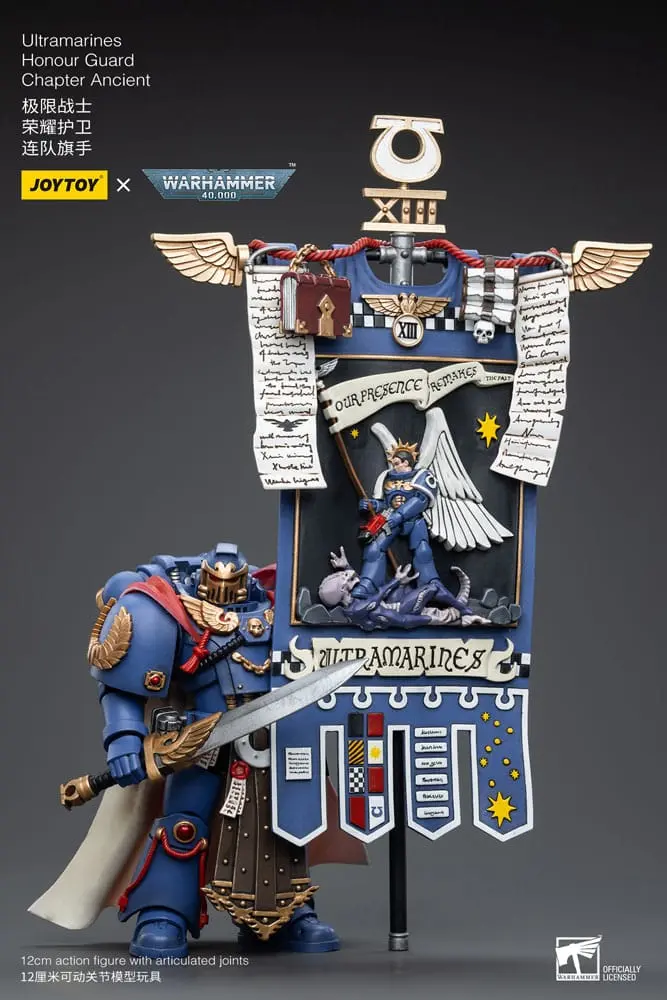 Warhammer 40k Action Figure 1/18 Ultramarines Honour Guard Chapter Ancient 12 cm product photo
