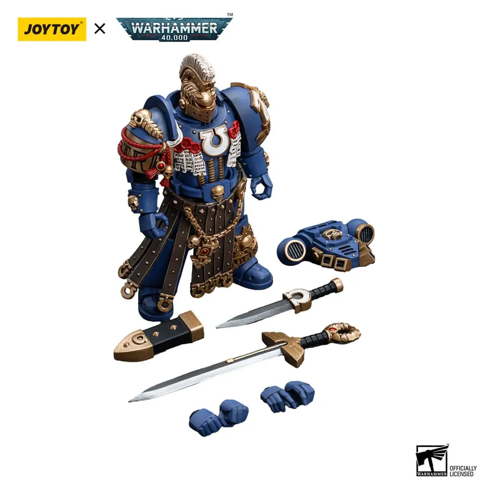 Warhammer 40k Action Figure 1/18 Ultramarines Honour Guard Chapter Champion 12 cm termékfotó