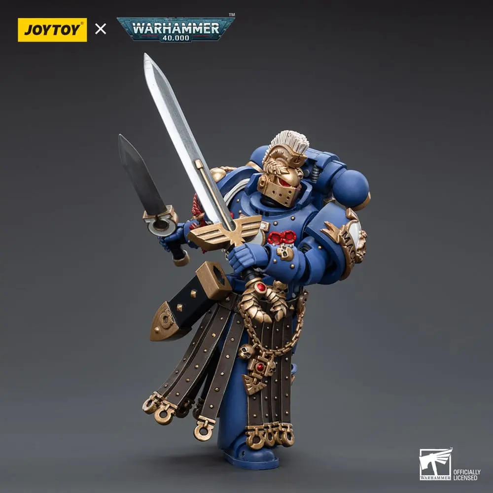 Warhammer 40k Action Figure 1/18 Ultramarines Honour Guard Chapter Champion 12 cm termékfotó