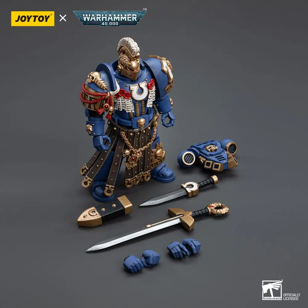 Warhammer 40k Action Figure 1/18 Ultramarines Honour Guard Chapter Champion 12 cm termékfotó