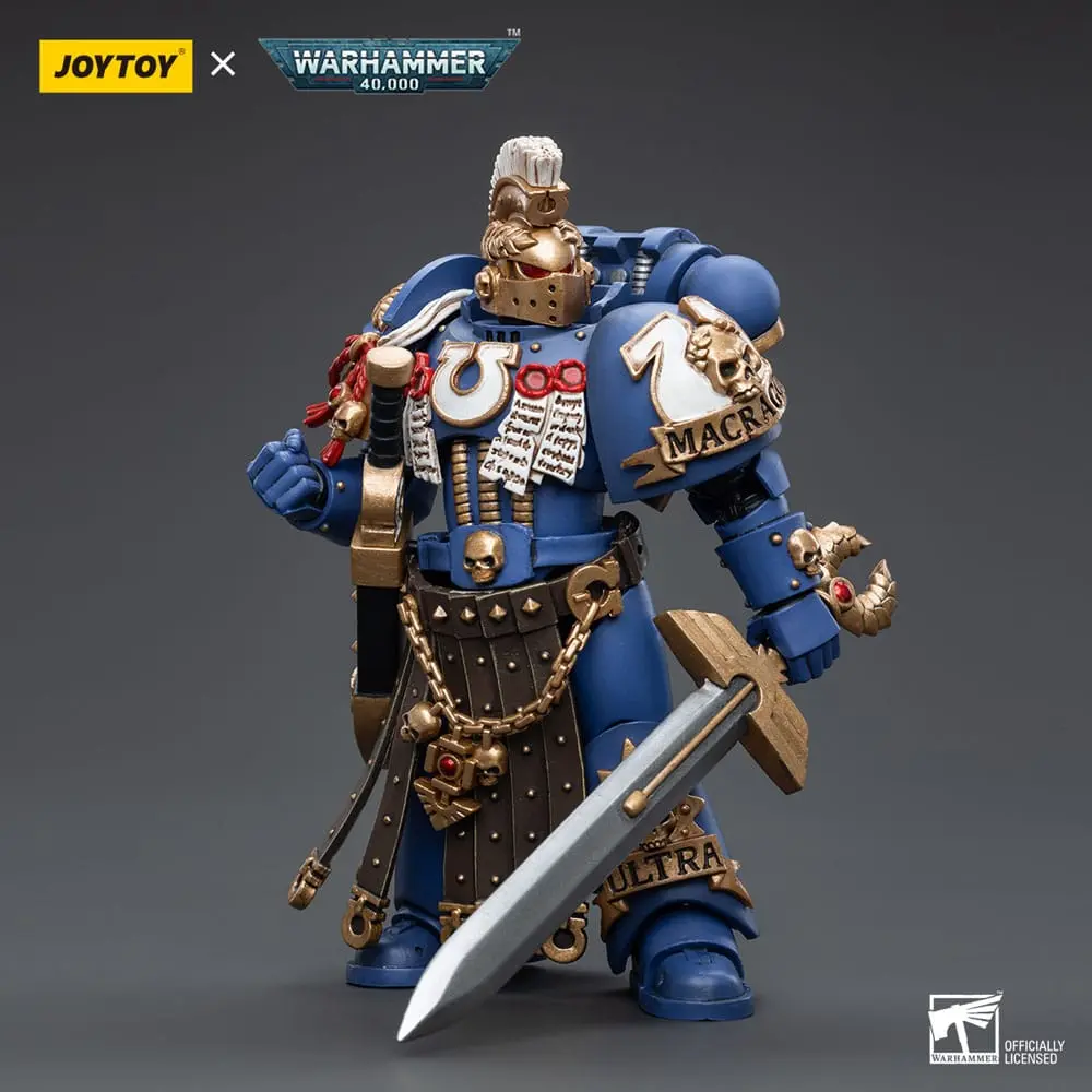 Warhammer 40k Action Figure 1/18 Ultramarines Honour Guard Chapter Champion 12 cm termékfotó