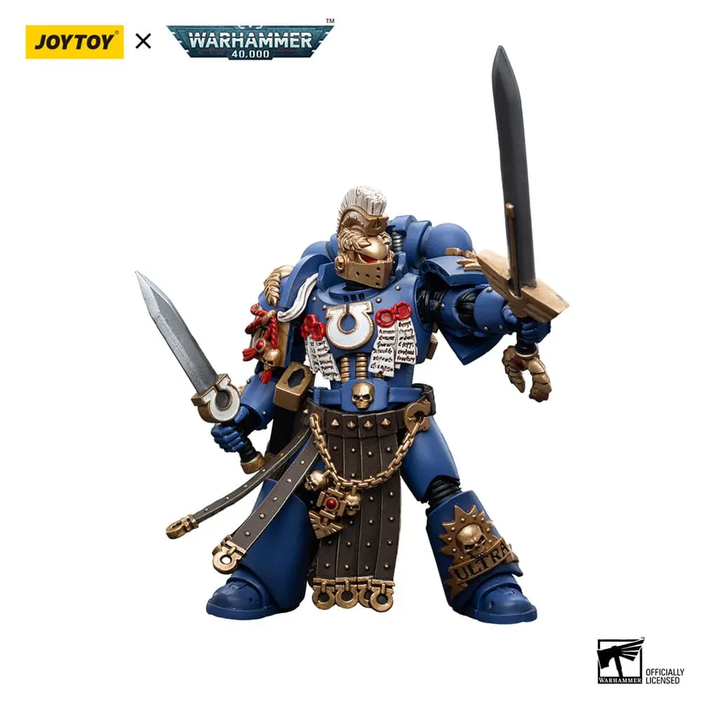 Warhammer 40k Action Figure 1/18 Ultramarines Honour Guard Chapter Champion 12 cm termékfotó