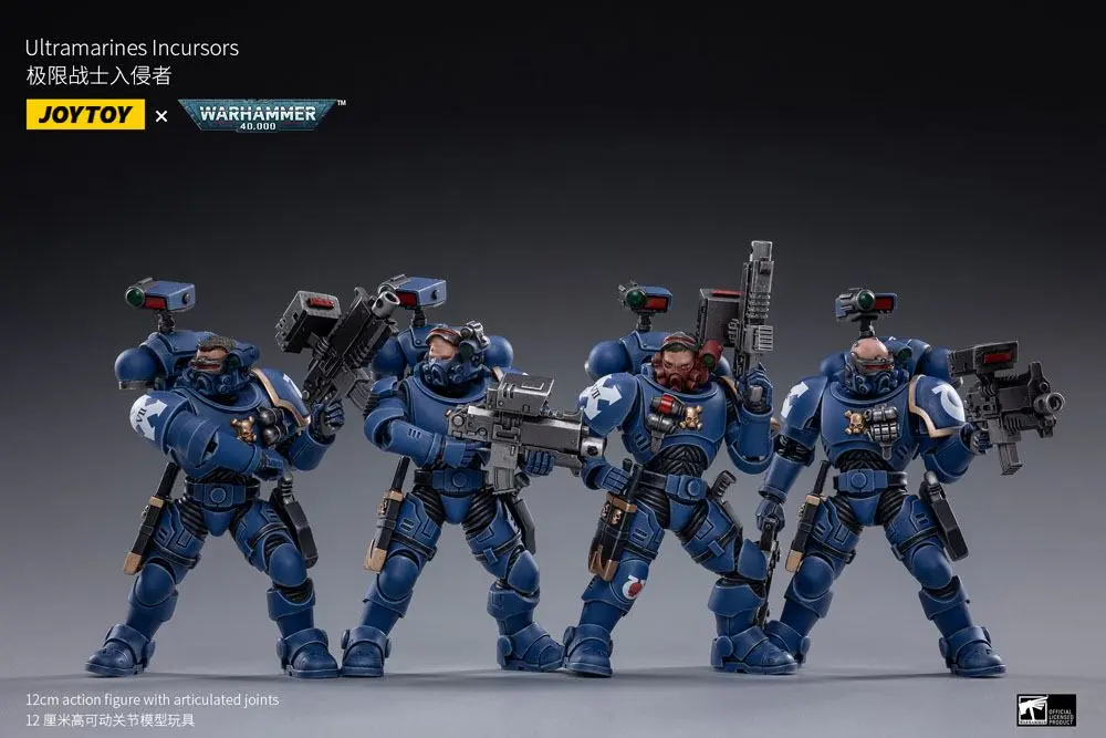 Warhammer 40k Action Figure 4-Pack 1/18 Ultramarines Incursors 12 cm product photo