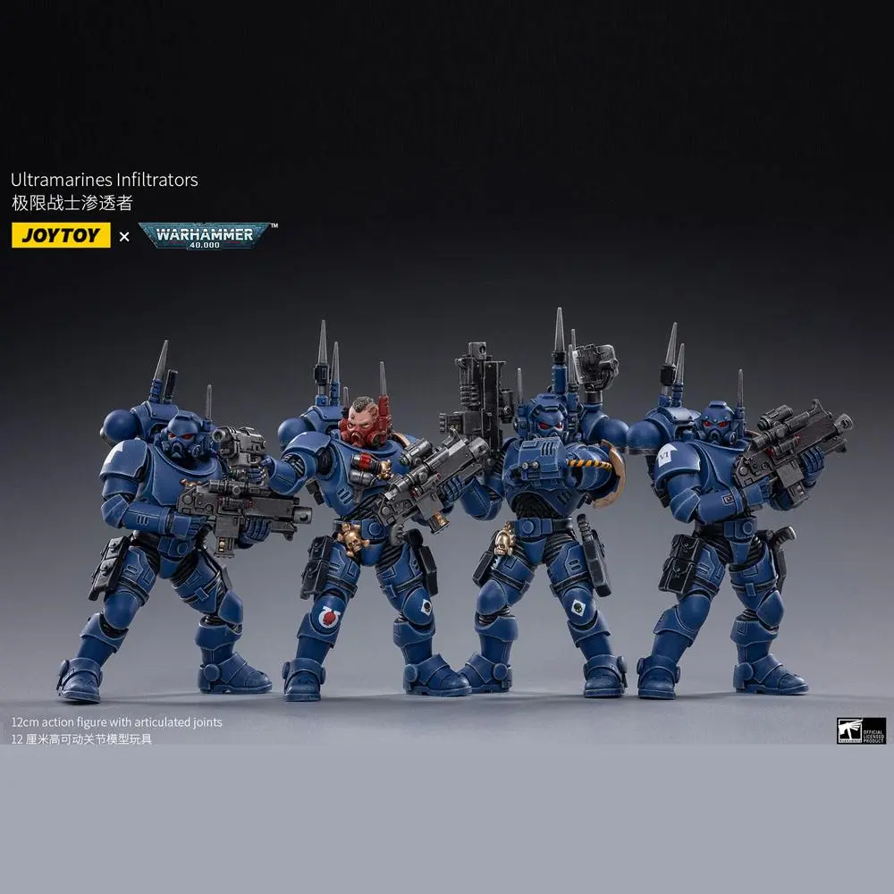 Warhammer 40k Action Figure 4-Pack 1/18 Ultramarines Infiltrators 12 cm product photo
