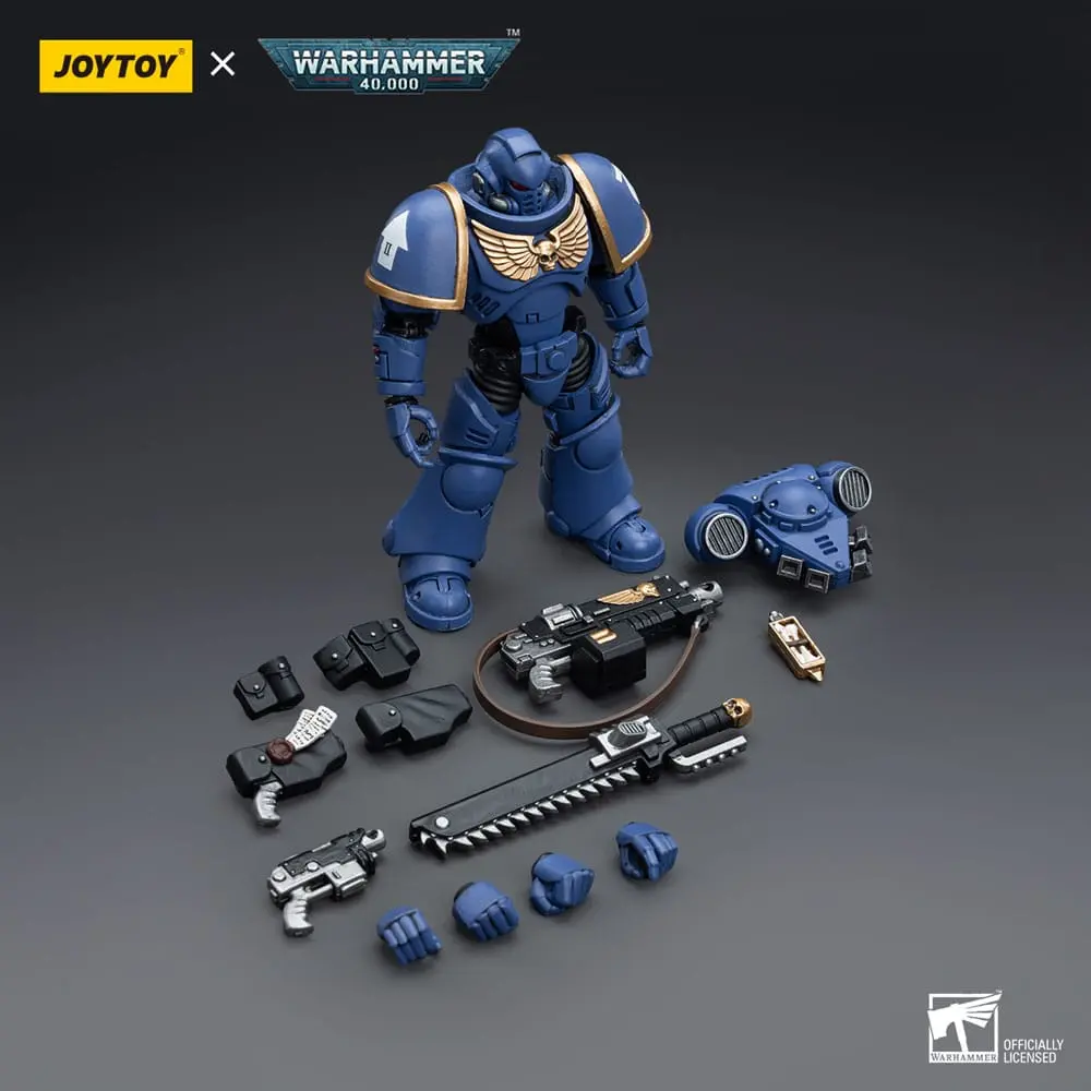 Warhammer 40k Action Figure 1/18 Ultramarines Intercessors 12 cm termékfotó