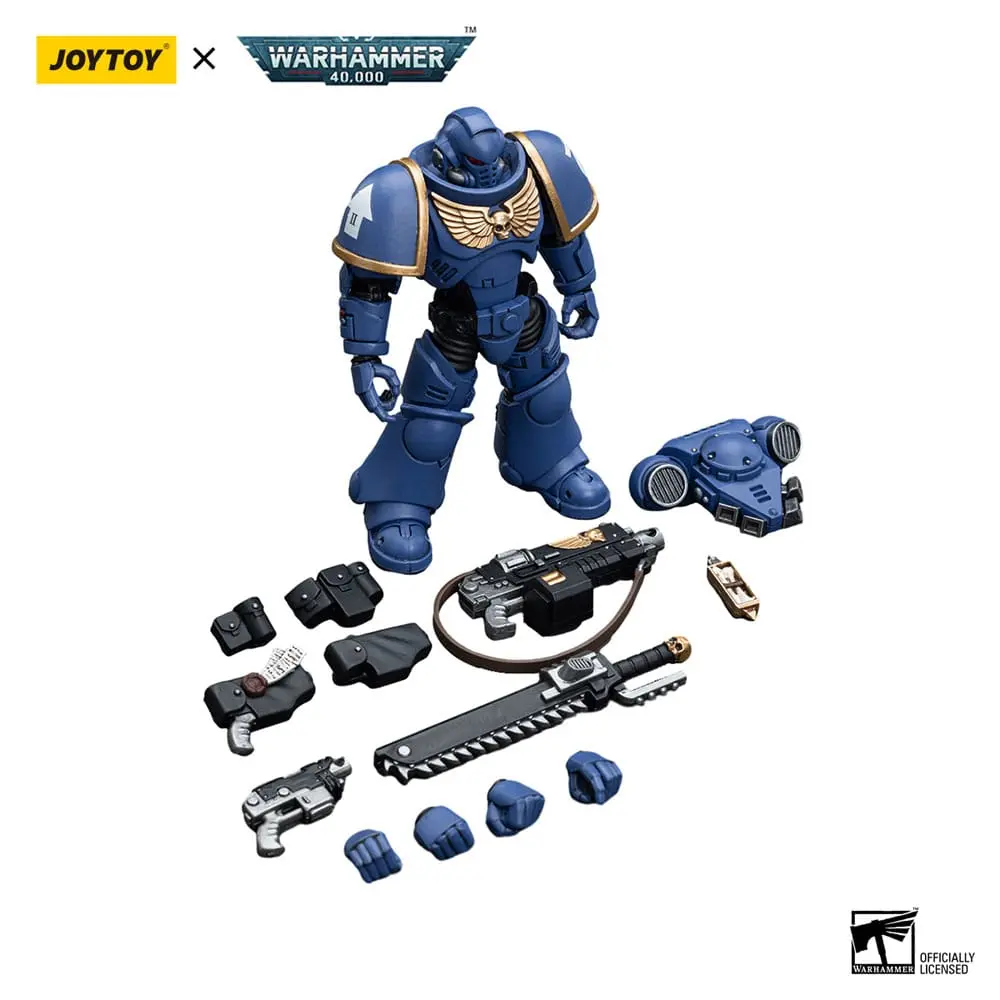 Warhammer 40k Action Figure 1/18 Ultramarines Intercessors 12 cm termékfotó