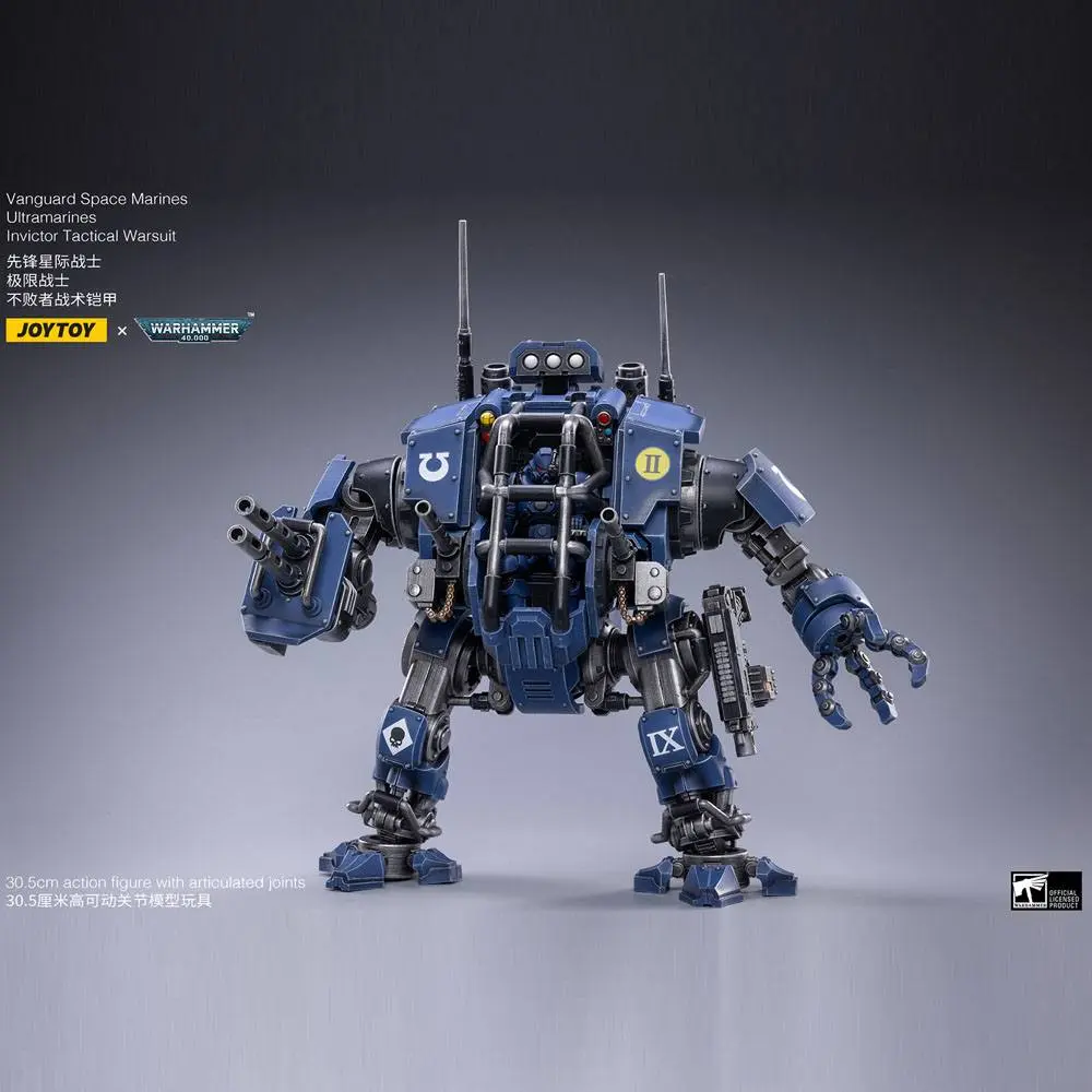 Warhammer 40k Action Figure 1/18 Ultramarines Invictor Tactical Warsuit 22 cm product photo