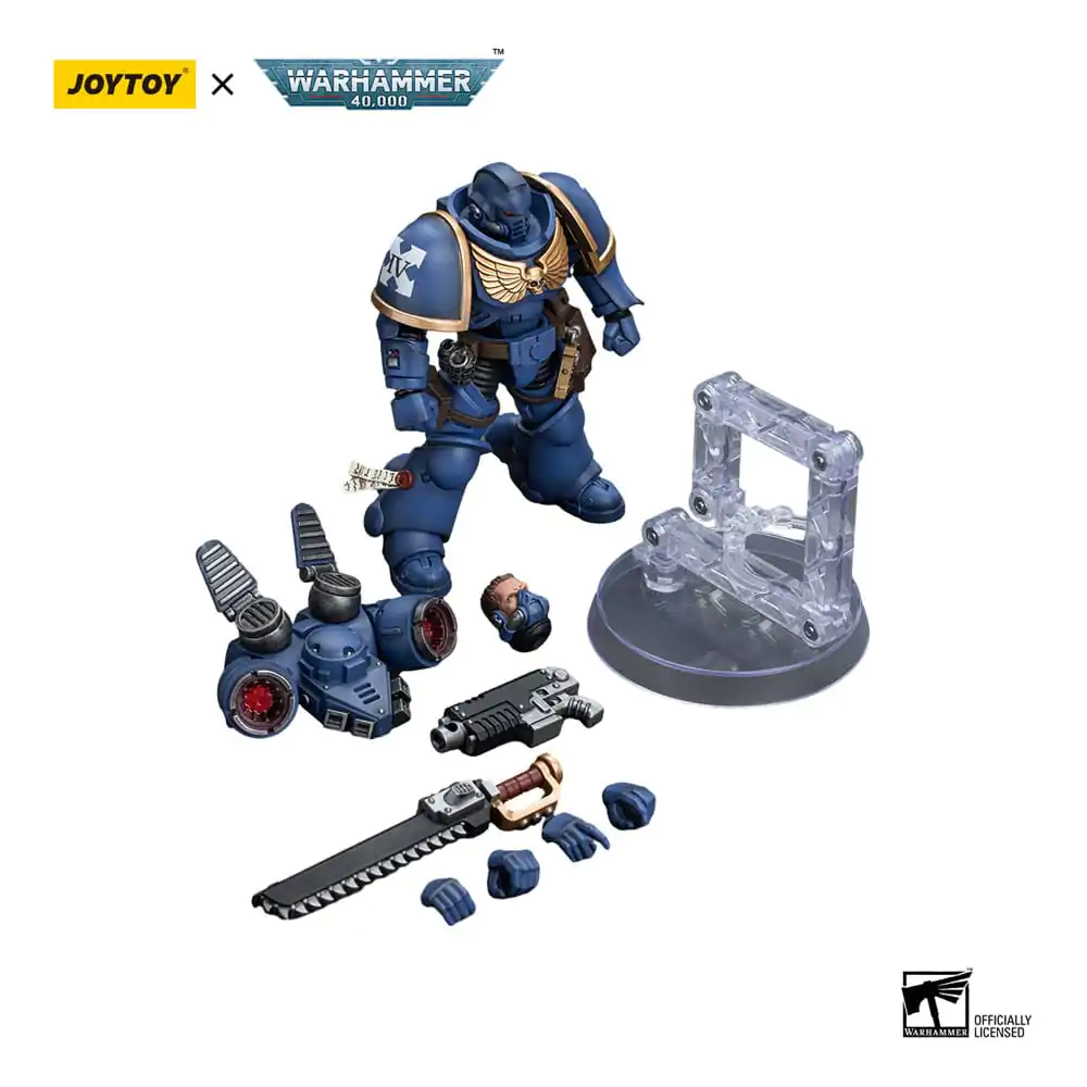 Warhammer 40k Action Figure 1/18 Ultramarines Jump Pack Intercessors Intercessor 1 12 cm product photo