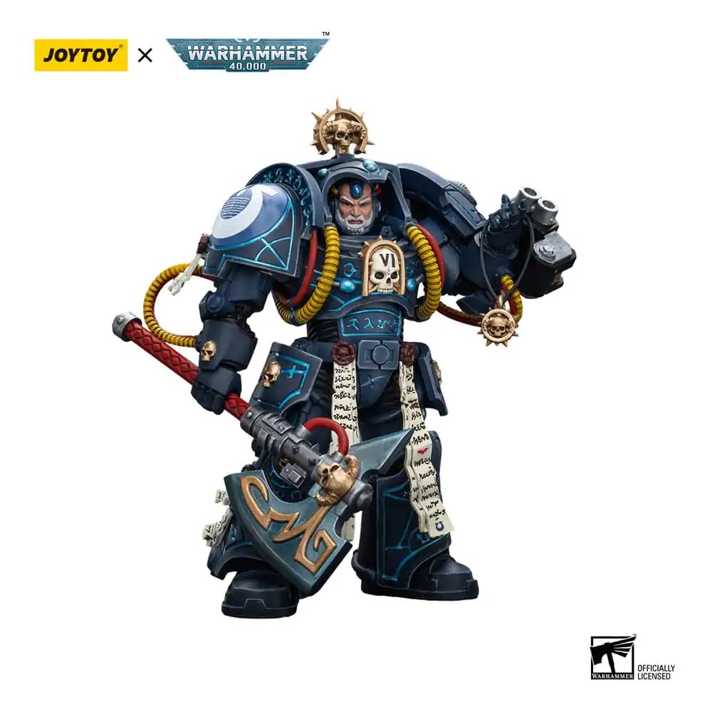 Warhammer 40k Action Figure 1/18 Ultramarines Librarian in Terminator Armour 12 cm termékfotó