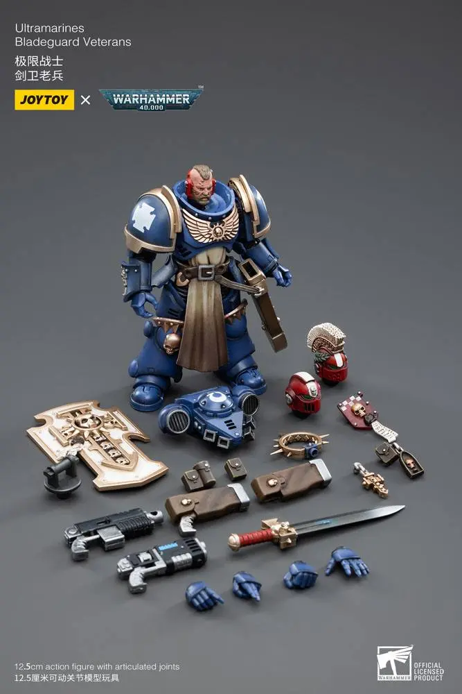 Warhammer 40k Action Figure 1/18 Ultramarines Bladeguard Veteran 12 cm product photo
