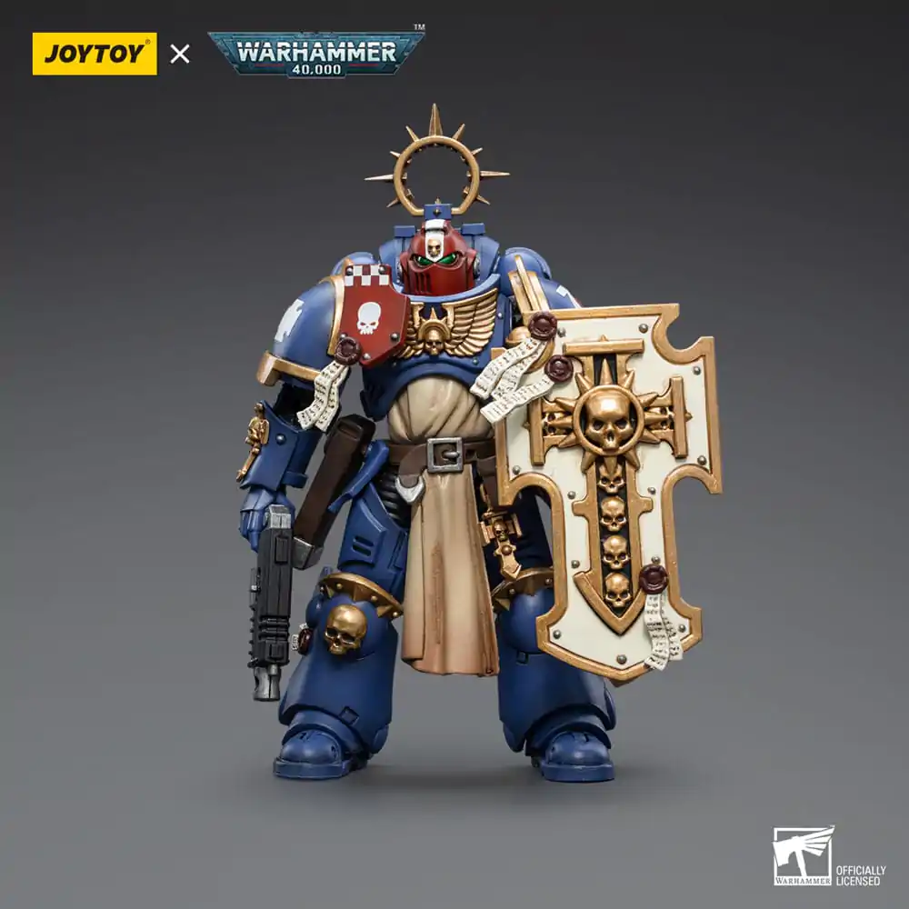 Warhammer 40k Action Figure 1/18 Ultramarines Bladeguard Veteran Brother Sergeant Proximo 12 cm product photo