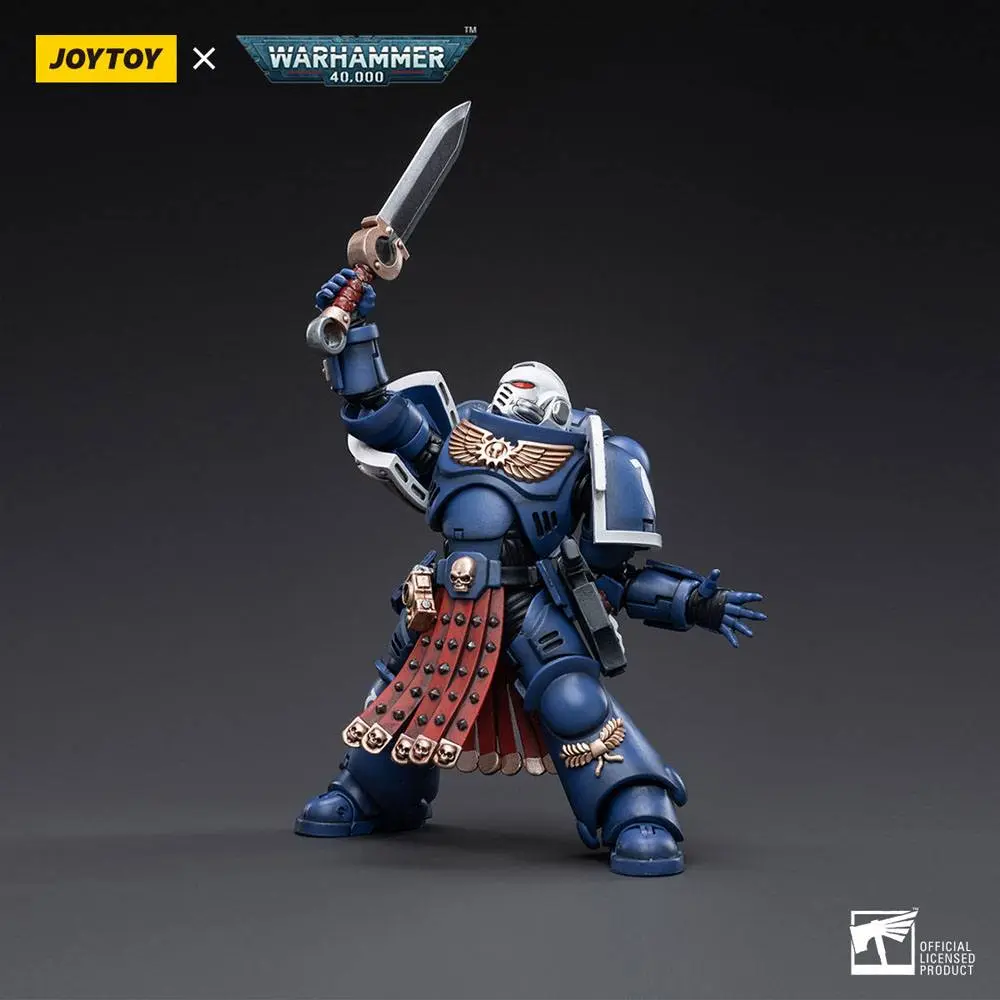 Warhammer 40k Action Figure 1/18 Ultramarines Primaris Assault Veteran Intercessor 12 cm product photo