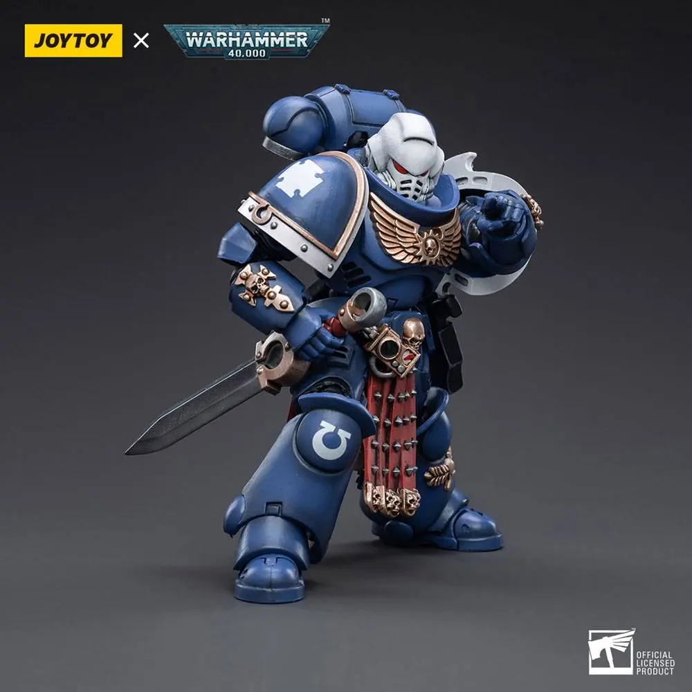 Warhammer 40k Action Figure 1/18 Ultramarines Primaris Assault Veteran Intercessor 12 cm product photo
