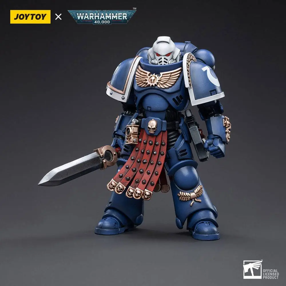 Warhammer 40k Action Figure 1/18 Ultramarines Primaris Assault Veteran Intercessor 12 cm product photo