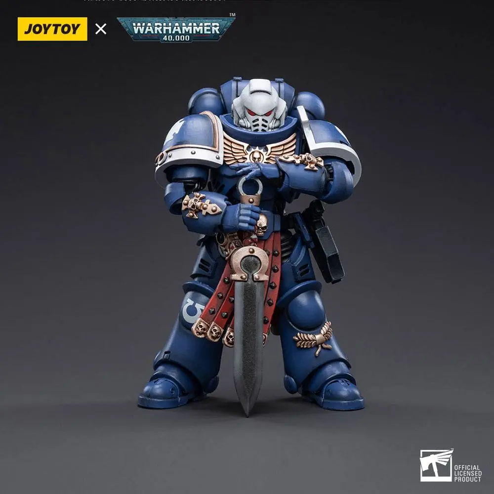 Warhammer 40k Action Figure 1/18 Ultramarines Primaris Assault Veteran Intercessor 12 cm product photo