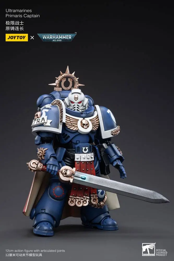 Warhammer 40k Action Figure 1/18 Ultramarines Primaris Captain 12 cm product photo
