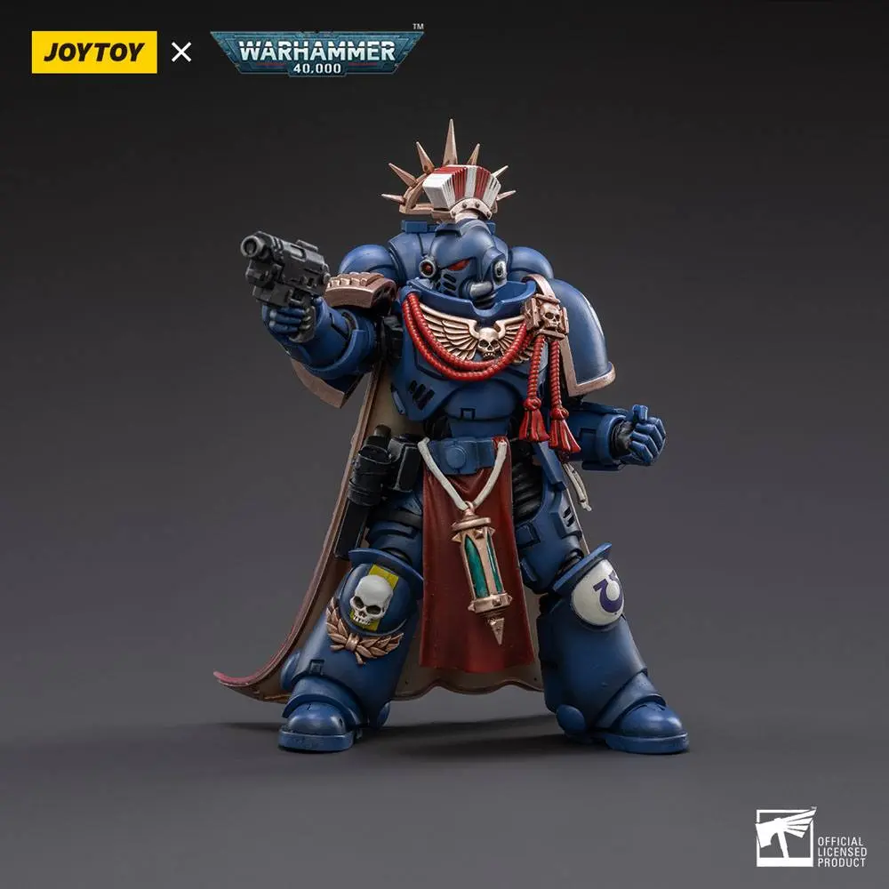 Warhammer 40k Action Figure 1/18 Ultramarines Primaris Captain Sidonicus 12 cm product photo