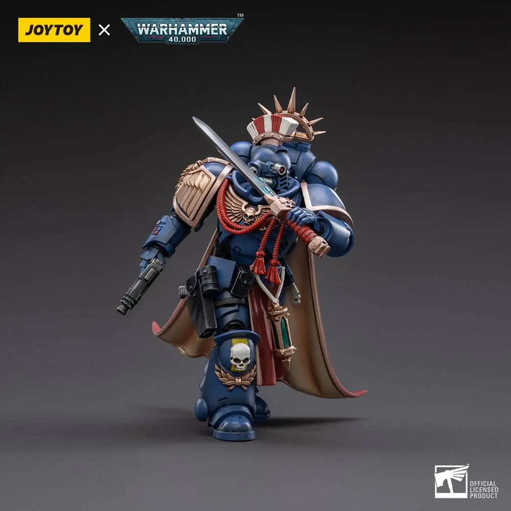 Warhammer 40k Action Figure 1/18 Ultramarines Primaris Captain Sidonicus 12 cm product photo