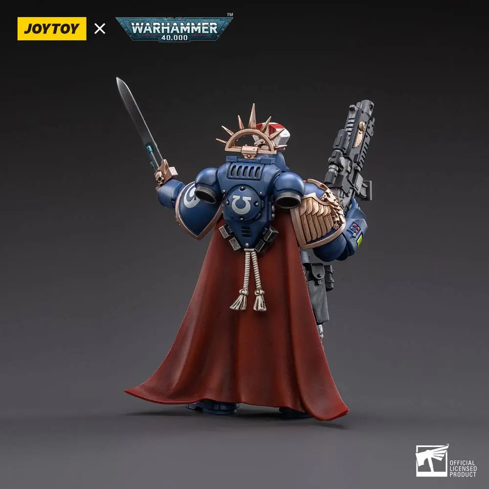 Warhammer 40k Action Figure 1/18 Ultramarines Primaris Captain Sidonicus 12 cm product photo