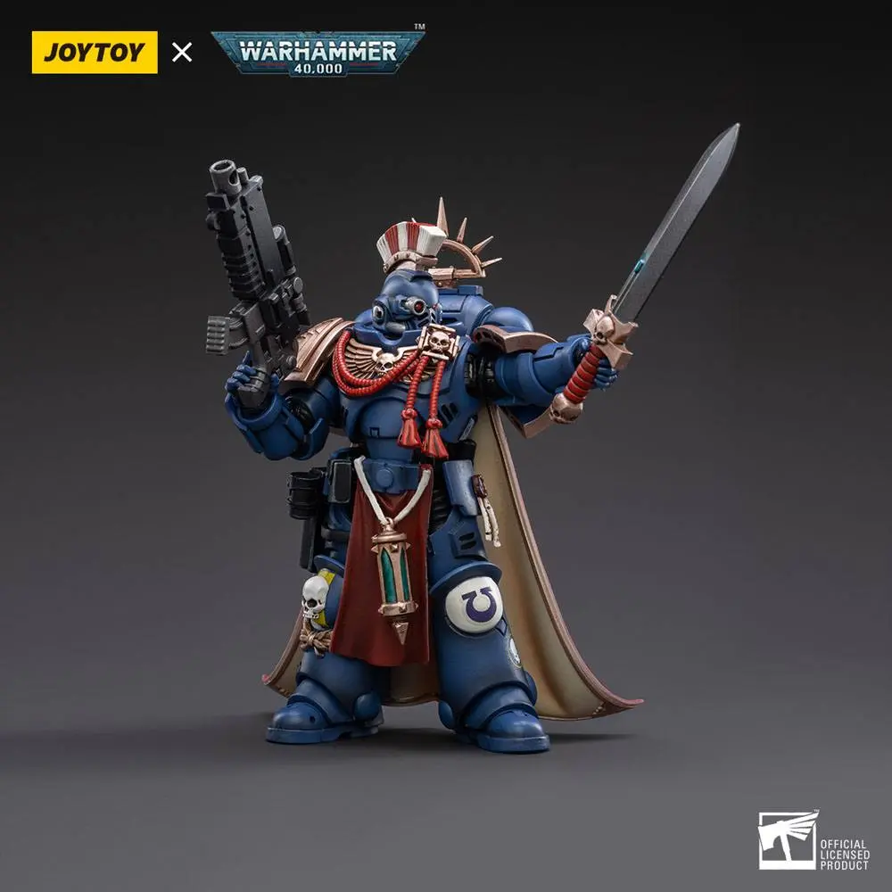 Warhammer 40k Action Figure 1/18 Ultramarines Primaris Captain Sidonicus 12 cm product photo