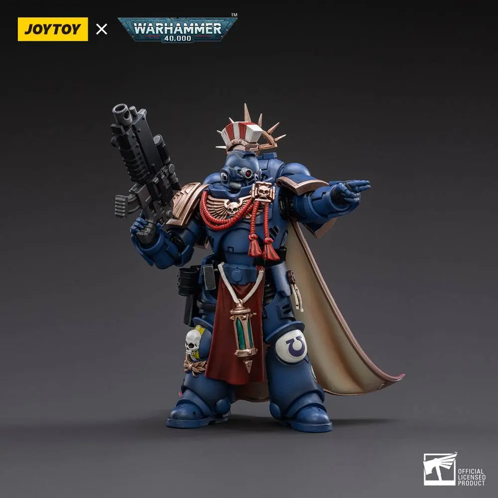 Warhammer 40k Action Figure 1/18 Ultramarines Primaris Captain Sidonicus 12 cm product photo