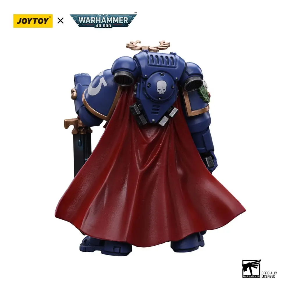 Warhammer 40k Action Figure 1/18 Ultramarines Primaris Captain with Power Sword and Plasma Pistol 12 cm termékfotó