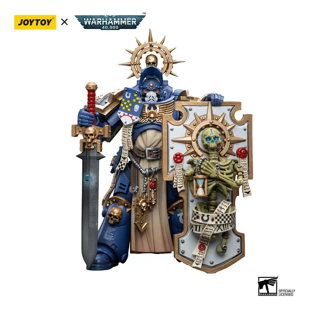 Warhammer 40k Action Figure 1/18 Ultramarines Primaris Captain with Relic Shield and Power Sword 12 cm termékfotó