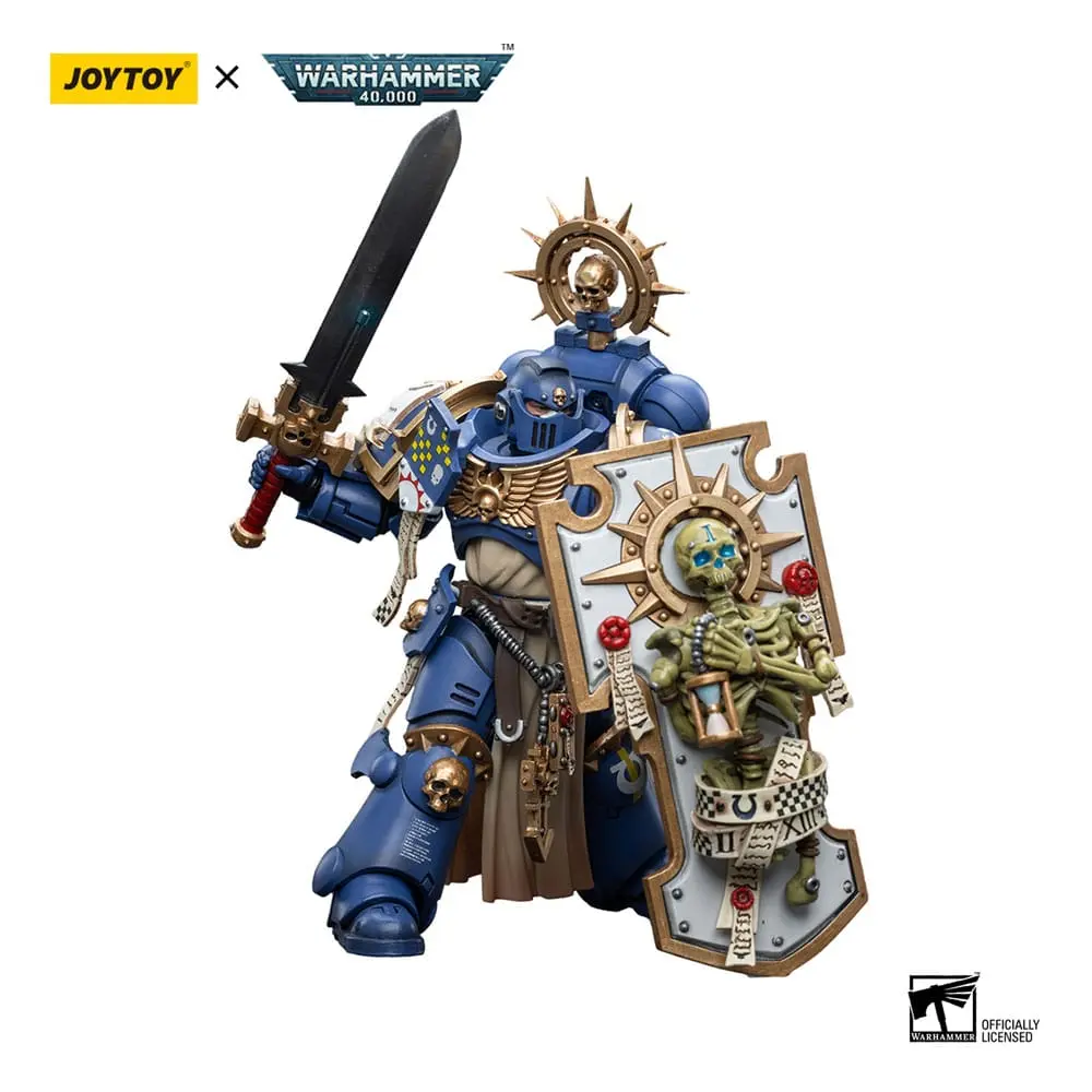 Warhammer 40k Action Figure 1/18 Ultramarines Primaris Captain with Relic Shield and Power Sword 12 cm termékfotó