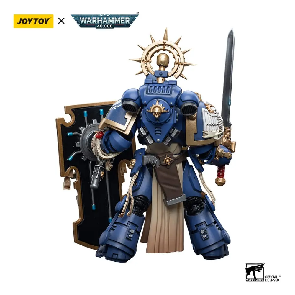 Warhammer 40k Action Figure 1/18 Ultramarines Primaris Captain with Relic Shield and Power Sword 12 cm termékfotó