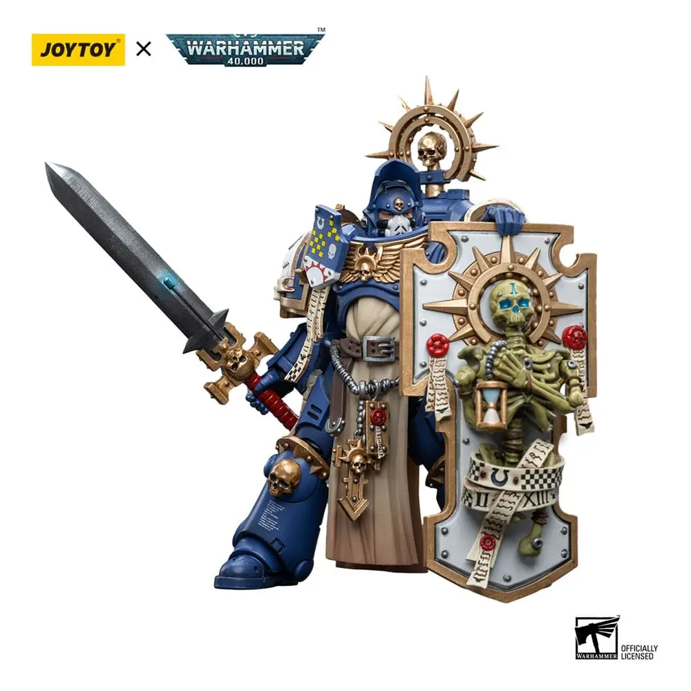 Warhammer 40k Action Figure 1/18 Ultramarines Primaris Captain with Relic Shield and Power Sword 12 cm termékfotó