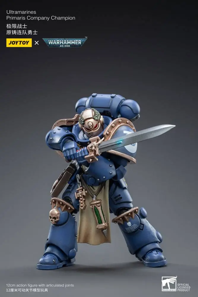 Warhammer 40k Action Figure 1/18 Ultramarines Primaris Company Champion 12 cm product photo