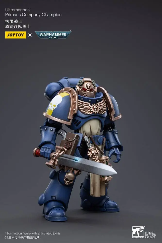 Warhammer 40k Action Figure 1/18 Ultramarines Primaris Company Champion 12 cm product photo