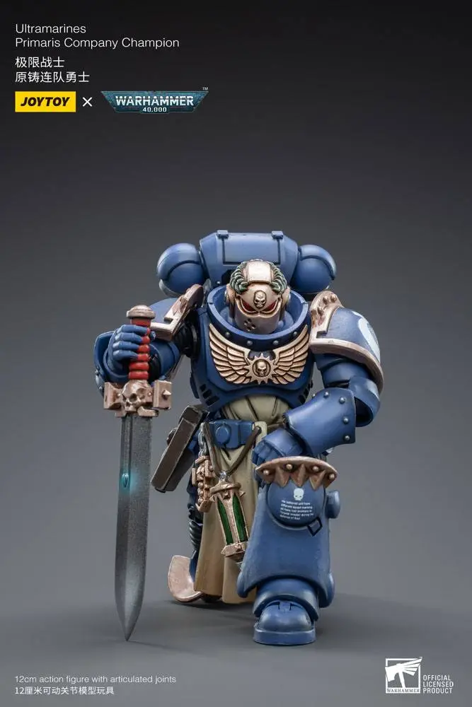 Warhammer 40k Action Figure 1/18 Ultramarines Primaris Company Champion 12 cm product photo