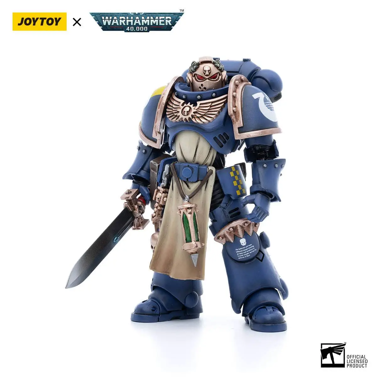 Warhammer 40k Action Figure 1/18 Ultramarines Primaris Company Champion 12 cm product photo